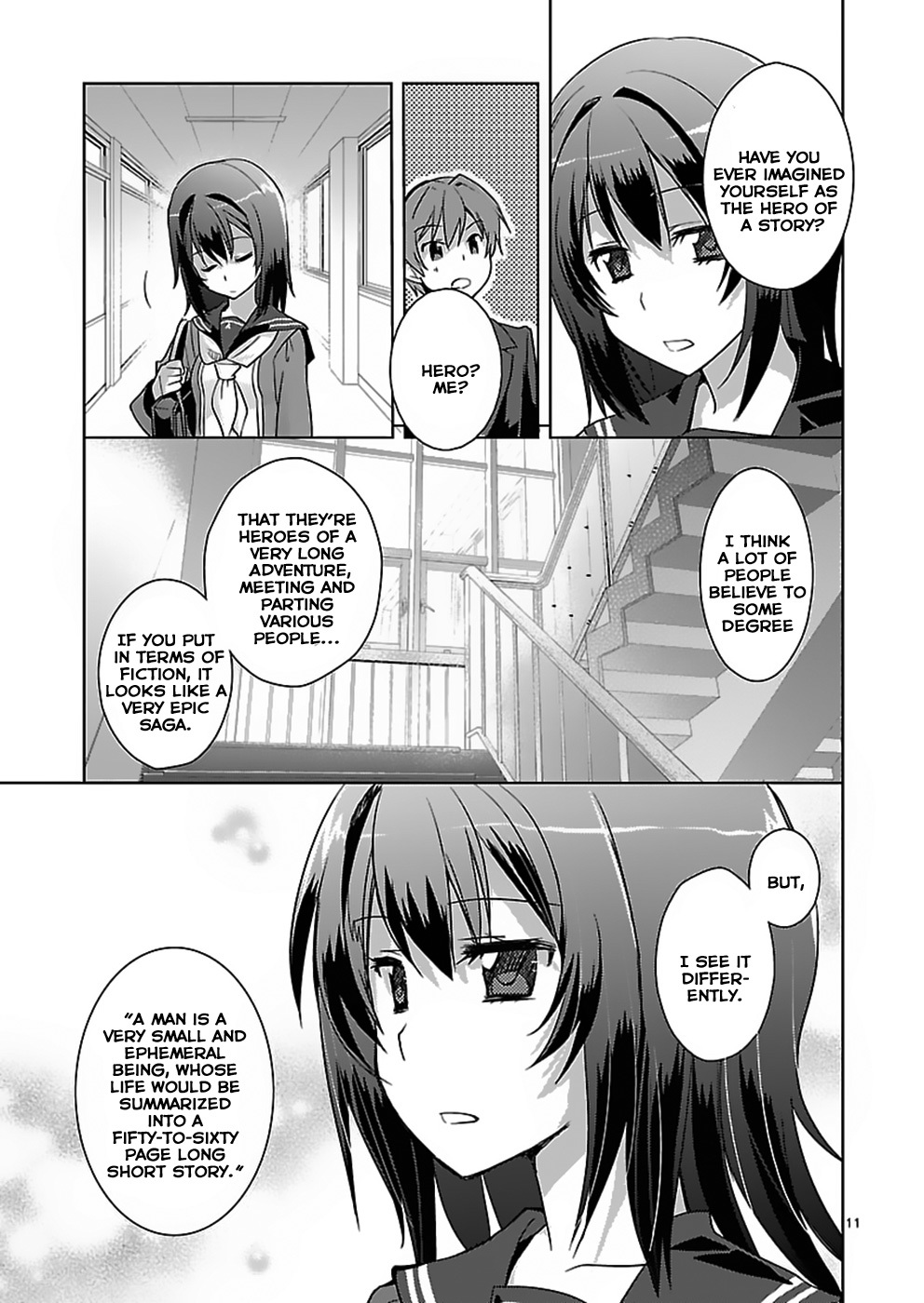 Shinonome Yuuko wa Tanpen Shousetsu o Aishite Iru Chapter 4 page 11 - Chapter 4