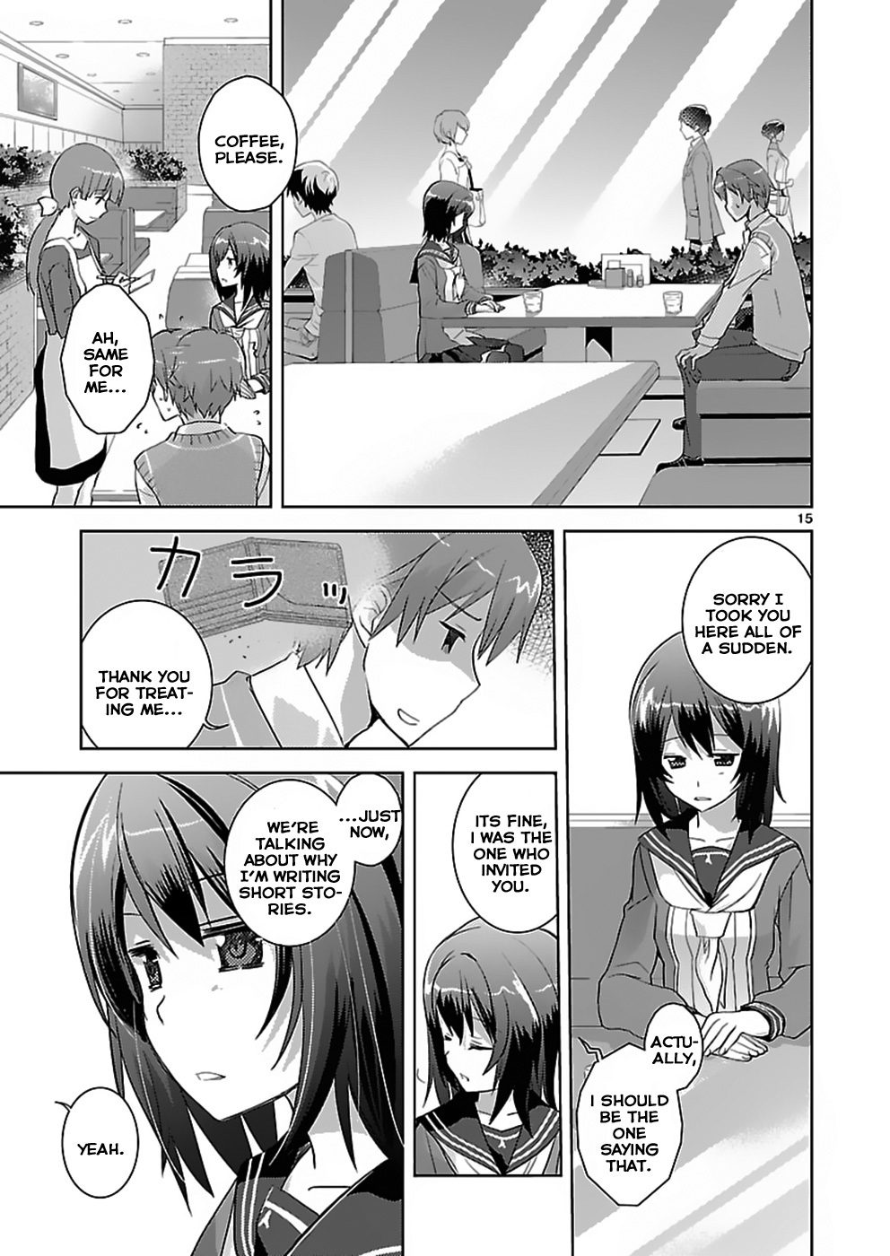 Shinonome Yuuko wa Tanpen Shousetsu o Aishite Iru Chapter 4 page 15 - Chapter 4