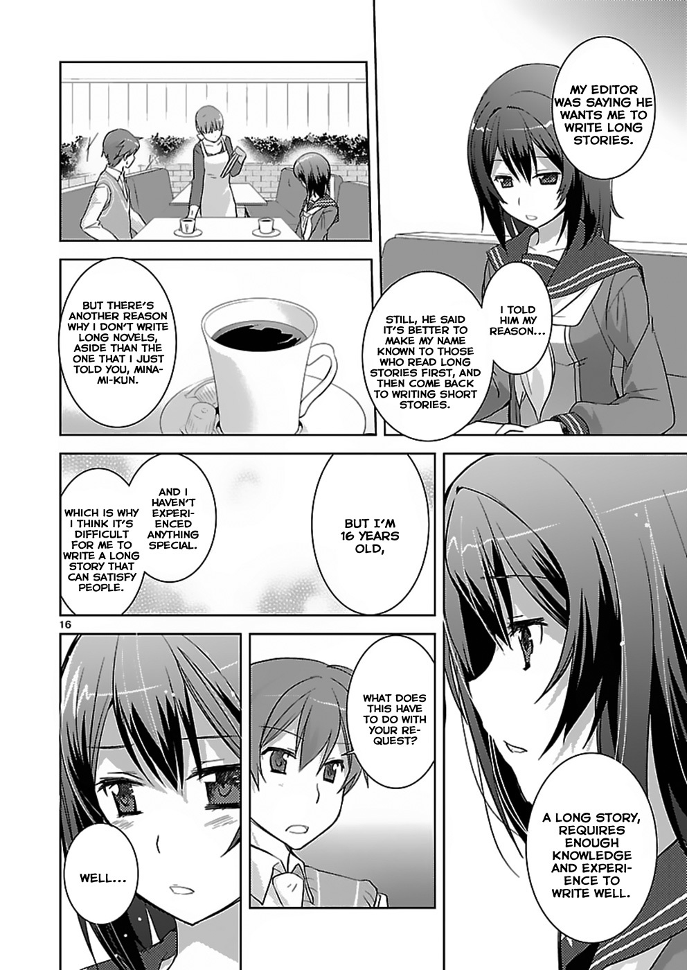 Shinonome Yuuko wa Tanpen Shousetsu o Aishite Iru Chapter 4 page 16 - Chapter 4