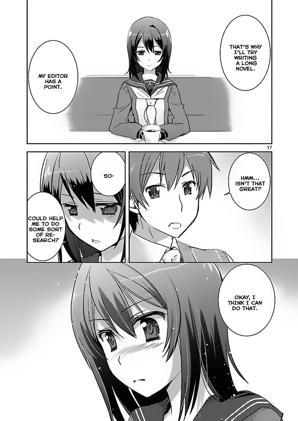 Shinonome Yuuko wa Tanpen Shousetsu o Aishite Iru Chapter 4 page 17 - Chapter 4