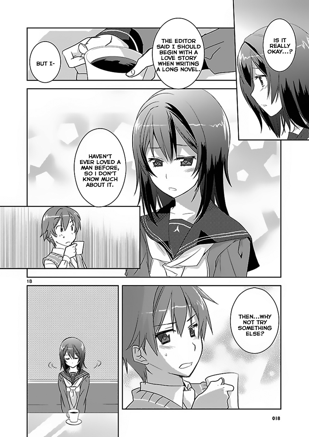 Shinonome Yuuko wa Tanpen Shousetsu o Aishite Iru Chapter 4 page 18 - Chapter 4