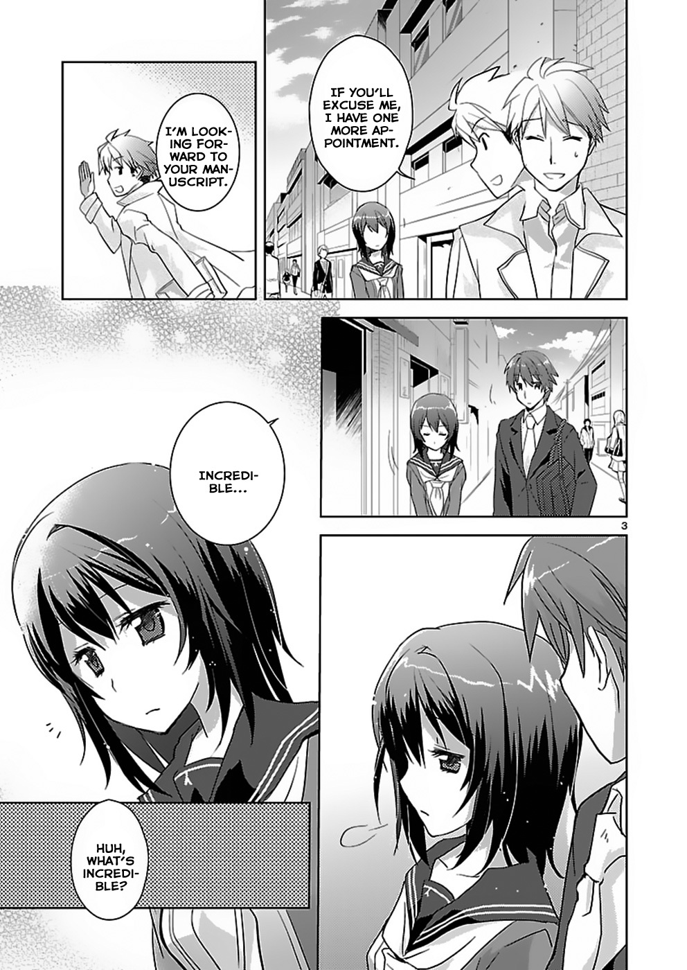 Shinonome Yuuko wa Tanpen Shousetsu o Aishite Iru Chapter 4 page 3 - Chapter 4