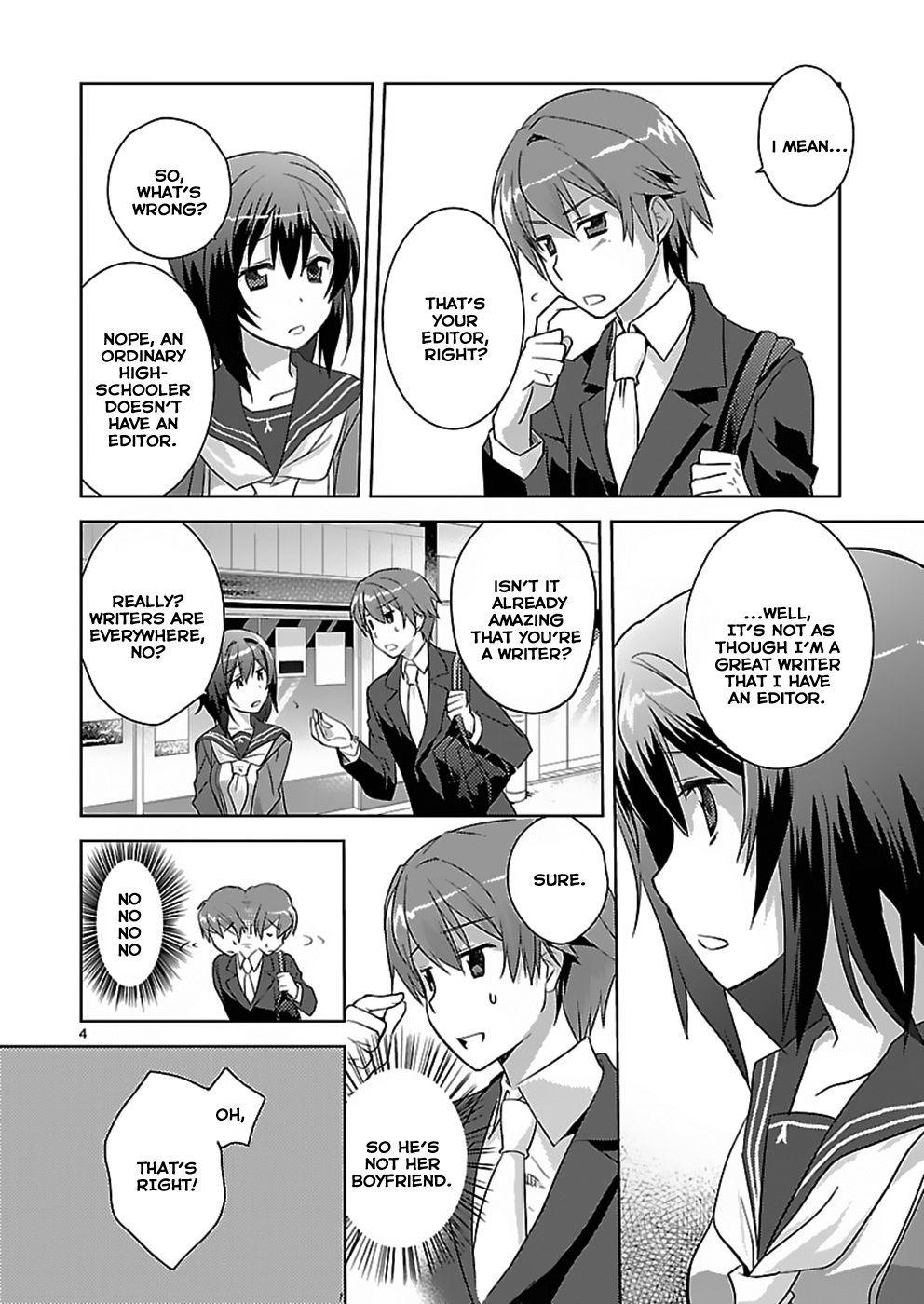 Shinonome Yuuko wa Tanpen Shousetsu o Aishite Iru Chapter 4 page 4 - Chapter 4