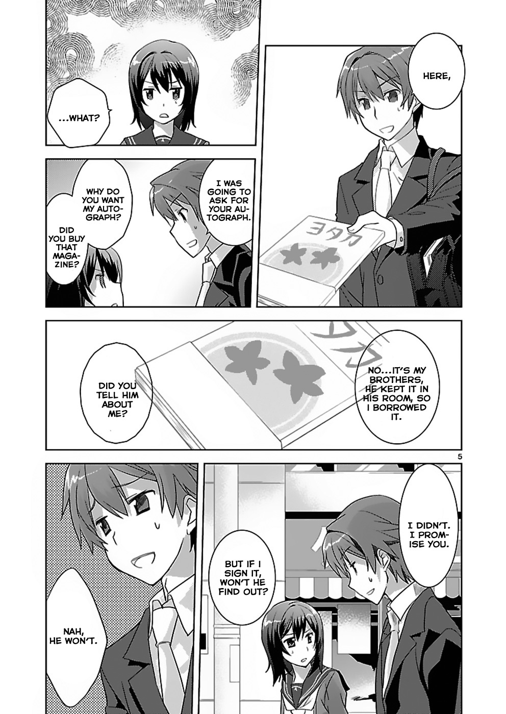 Shinonome Yuuko wa Tanpen Shousetsu o Aishite Iru Chapter 4 page 5 - Chapter 4