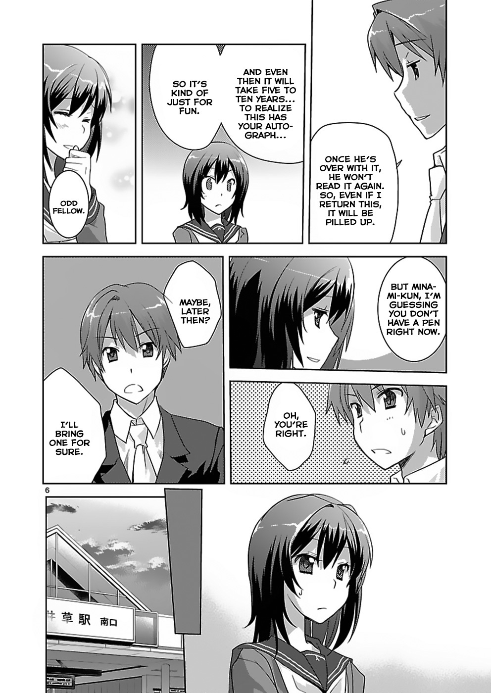 Shinonome Yuuko wa Tanpen Shousetsu o Aishite Iru Chapter 4 page 6 - Chapter 4