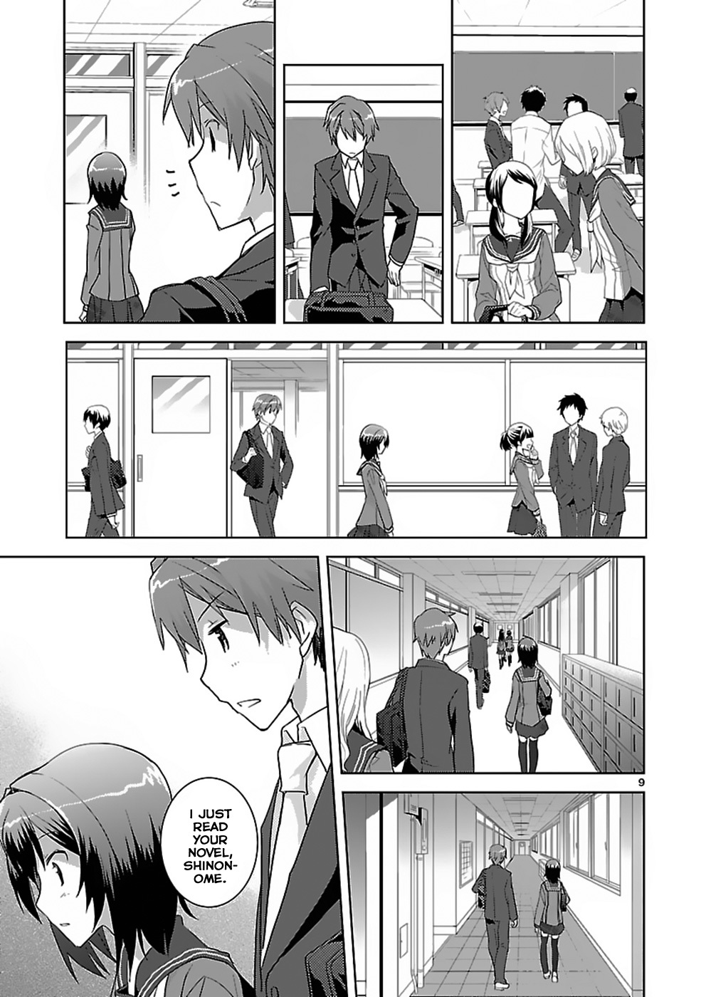Shinonome Yuuko wa Tanpen Shousetsu o Aishite Iru Chapter 4 page 9 - Chapter 4
