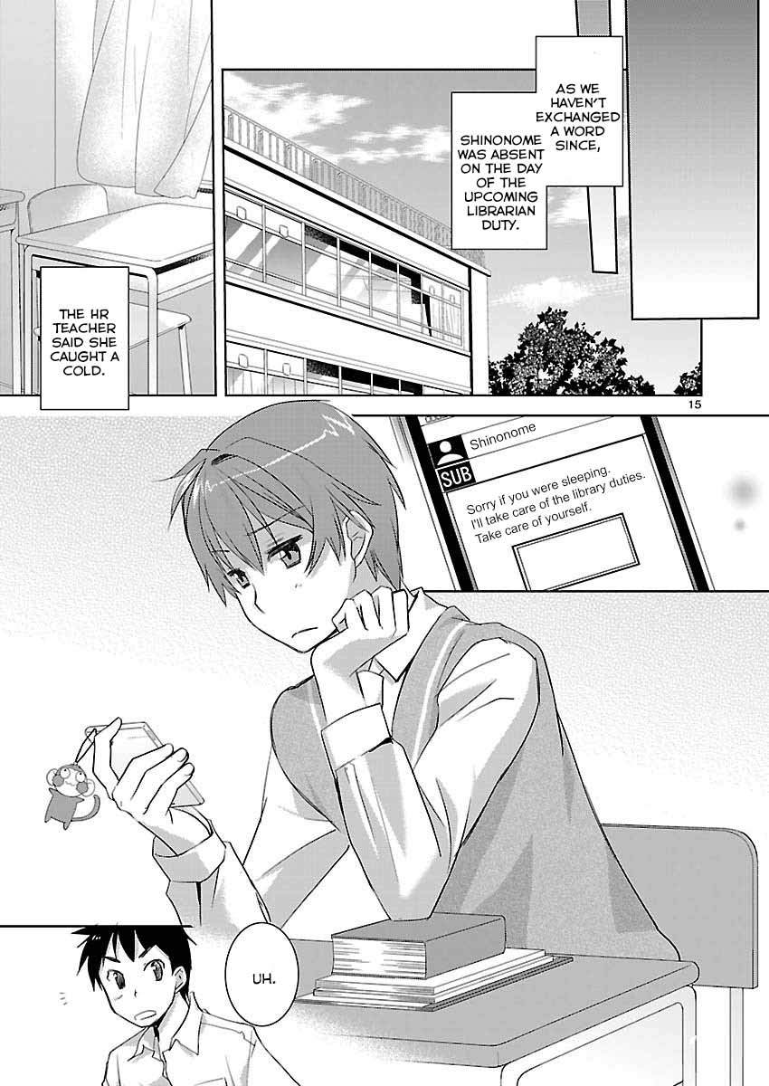 Shinonome Yuuko wa Tanpen Shousetsu o Aishite Iru Chapter 7 page 15 - Chapter 7