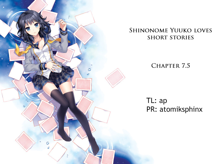 Shinonome Yuuko wa Tanpen Shousetsu o Aishite Iru Chapter 7 page 37 - Chapter 7