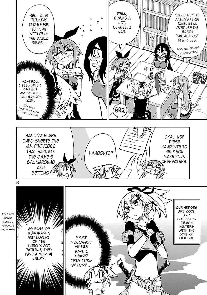 Shinozaki-san Ki o Ota Shika ni! Chapter 13 page 10 - Chapter 13: The Limitless Possibilities of Tabletop Roleplaying Games