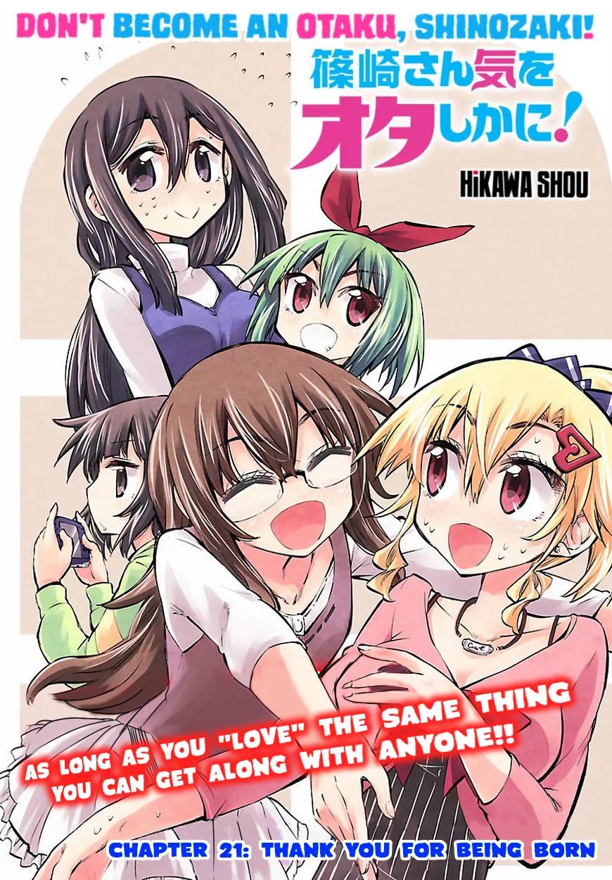 Shinozaki-san Ki o Ota Shika ni! Chapter 21 page 4 - Chapter 21: Thank You for Being Born
