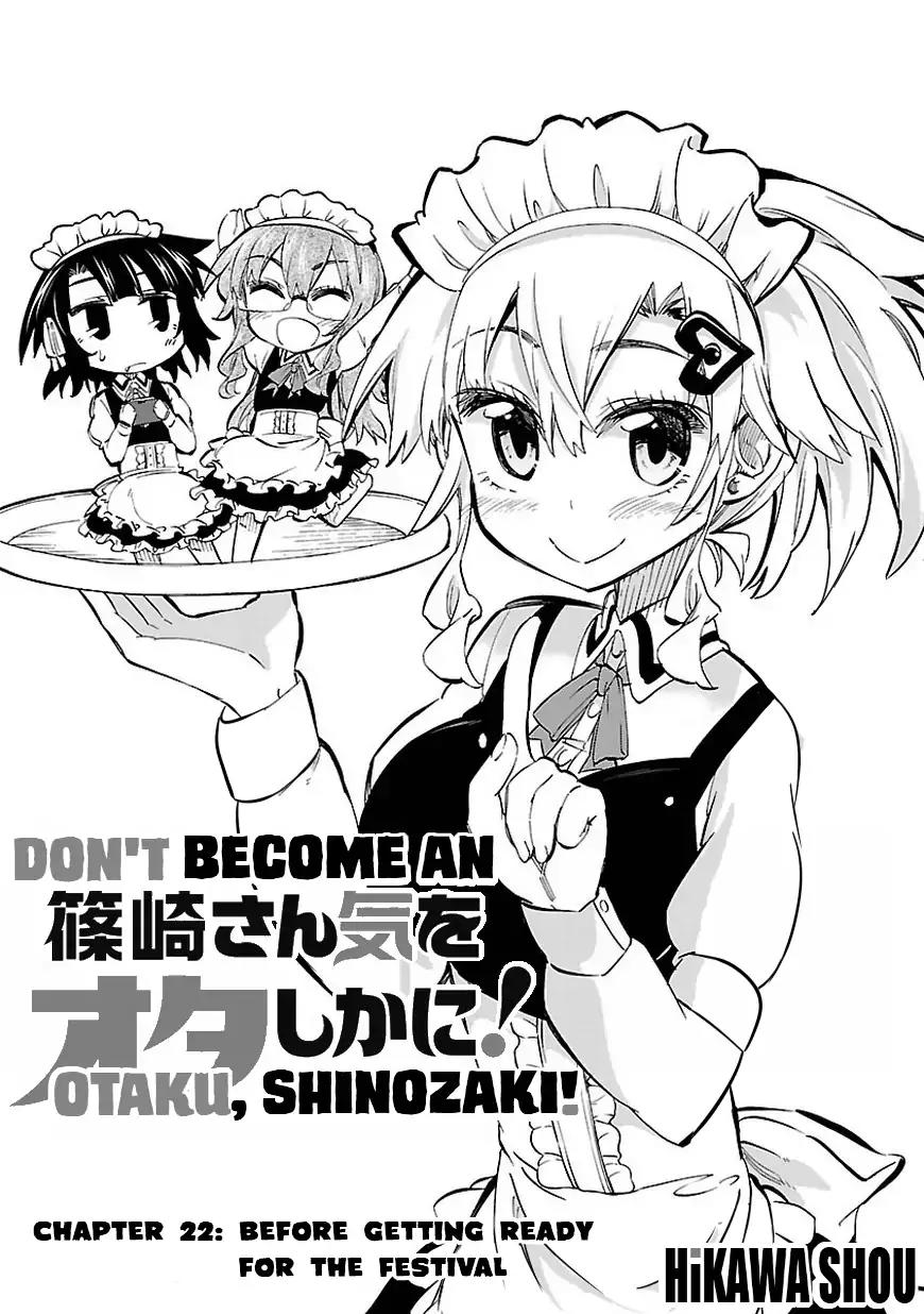 Shinozaki-san Ki o Ota Shika ni! Chapter 22 page 2 - Chapter 22: Before Getting Ready for the Festival
