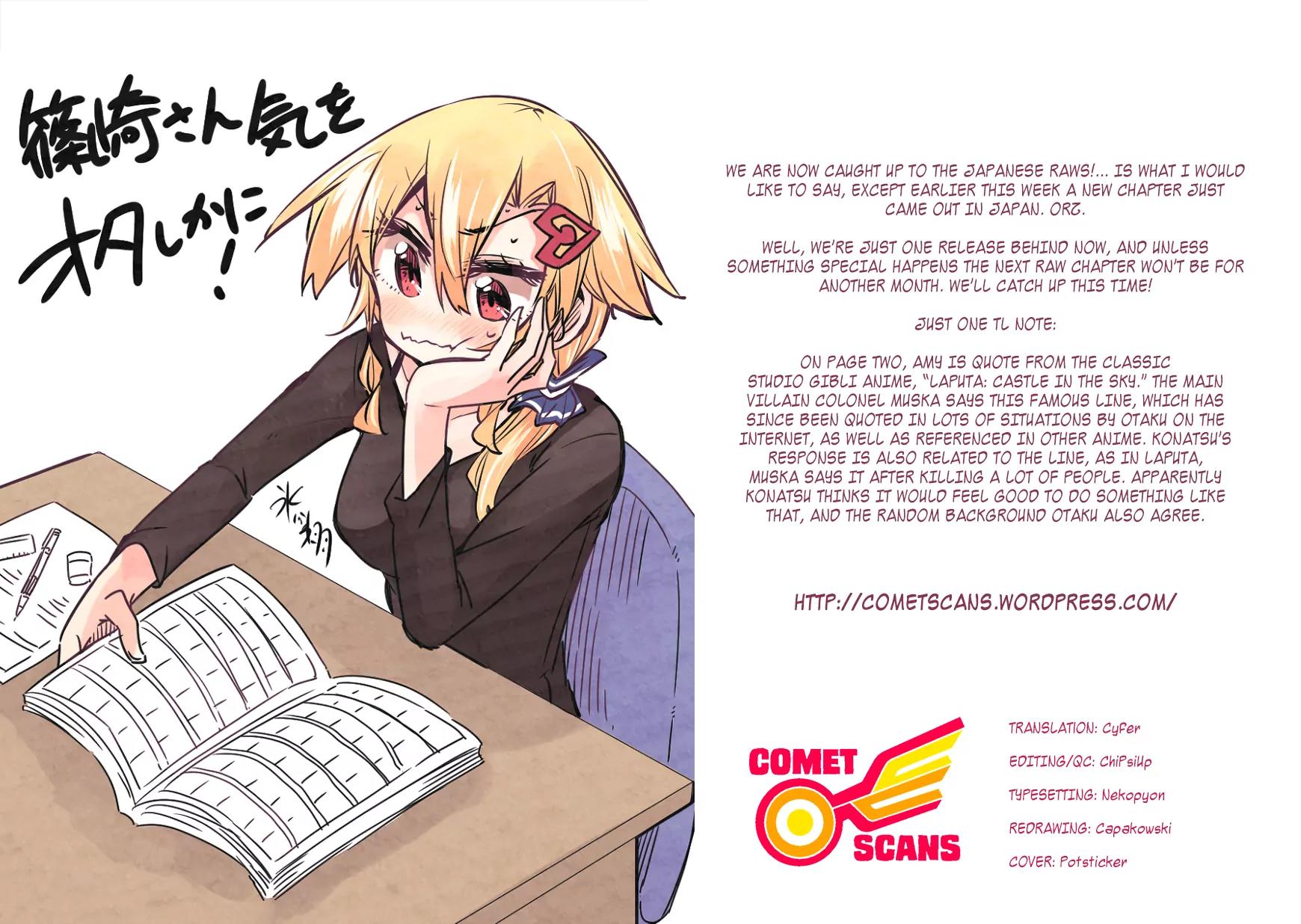 Shinozaki-san Ki o Ota Shika ni! Chapter 32.5 page 7 - Chapter 32.5: Extra: Inside the Noisy Festival