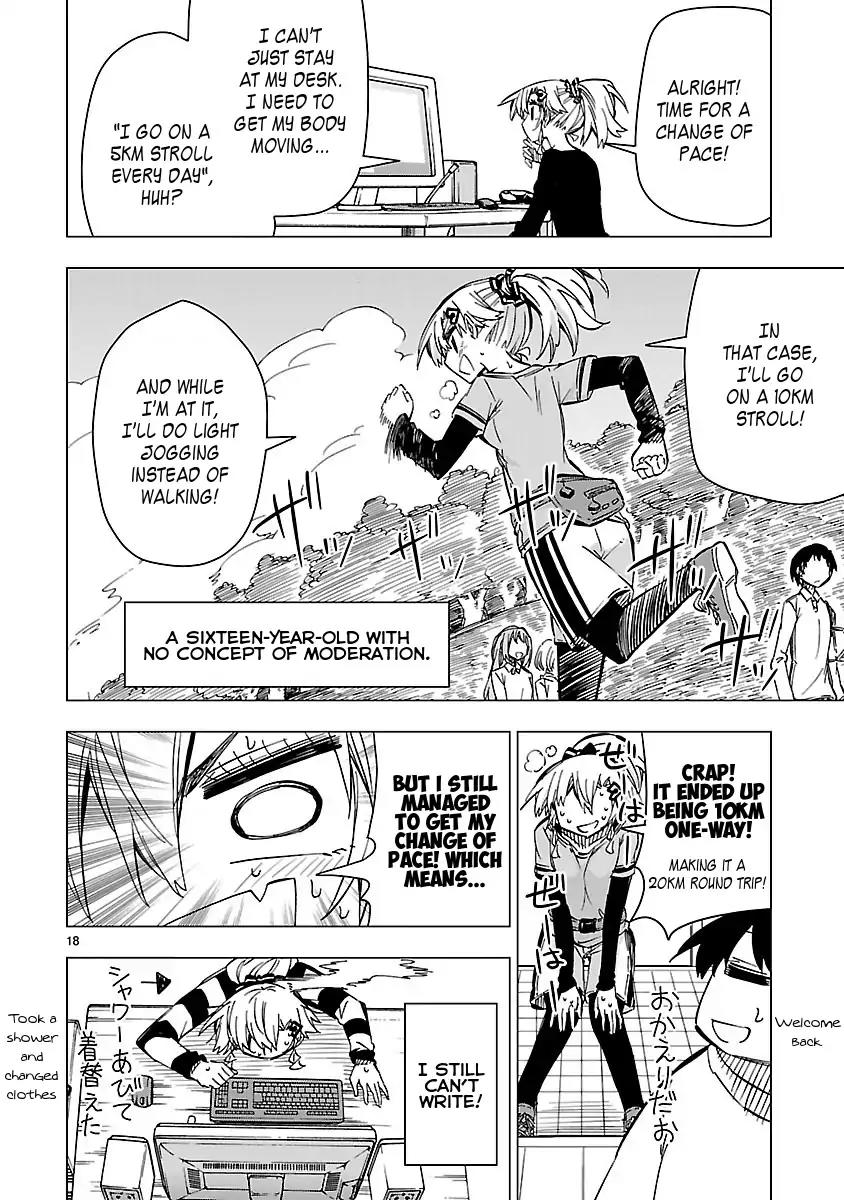 Shinozaki-san Ki o Ota Shika ni! Chapter 40 page 18 - Chapter 40: Writer's Block