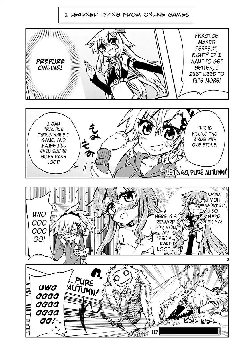 Shinozaki-san Ki o Ota Shika ni! Chapter 7.5 page 3 - Chapter 7.5: Extra: Shinozaki Akina and the Flames of Typing