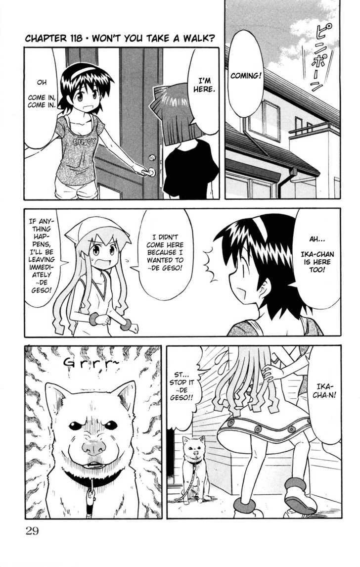 Shinryaku! Ika Musume Chapter 118 page 1 - Chapter 118 : Won't You Take a Walk?
