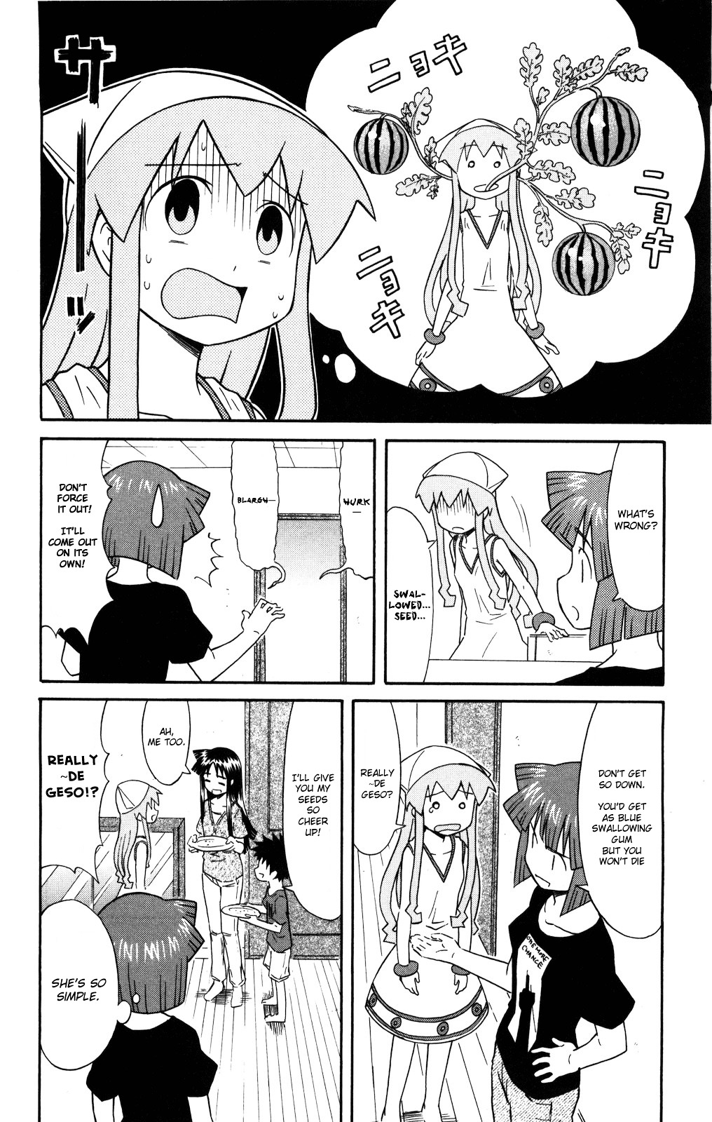 Shinryaku! Ika Musume Chapter 120 page 4 - Chapter 120 : Isn't that a Watermelon?