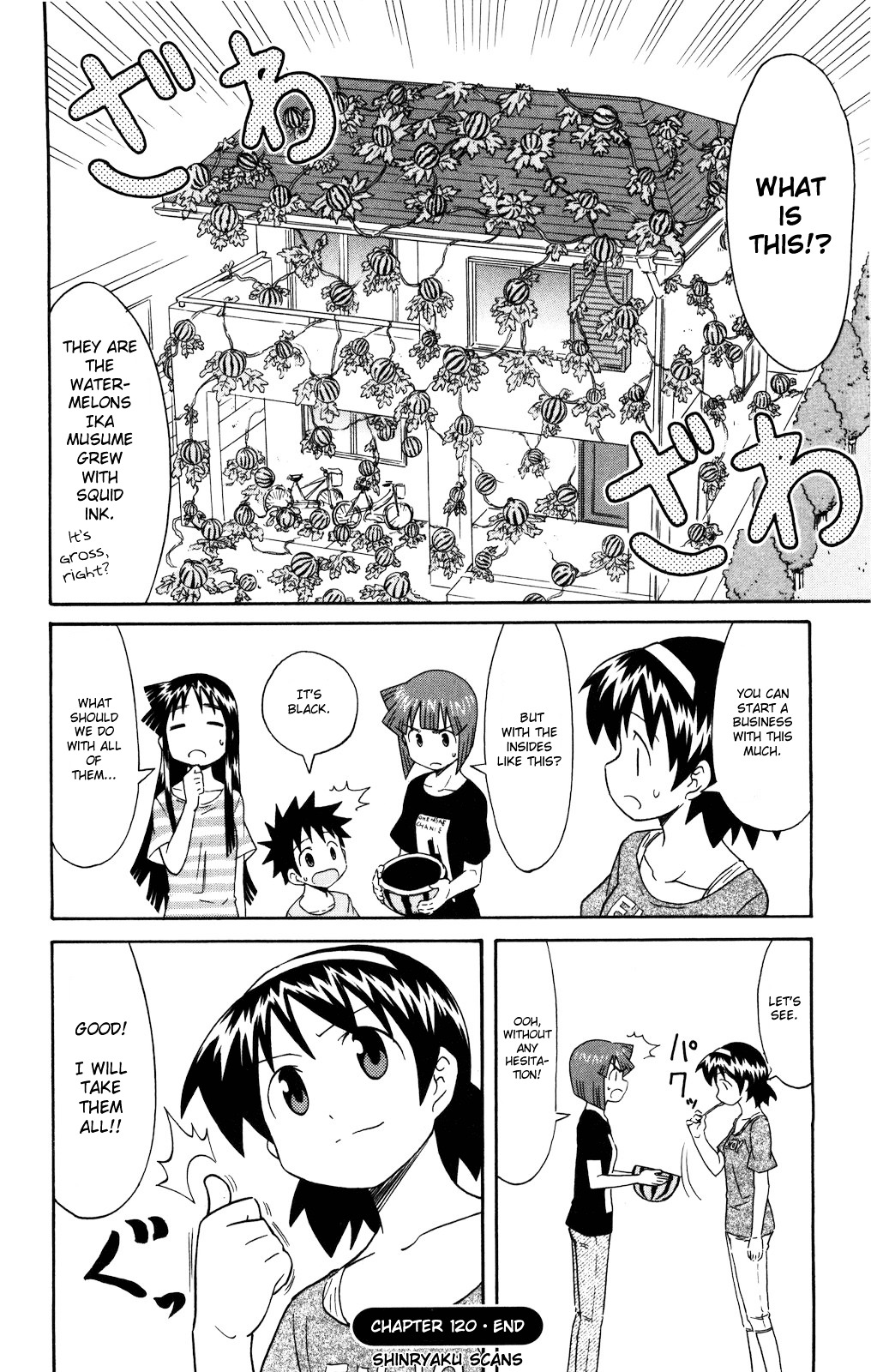 Shinryaku! Ika Musume Chapter 120 page 8 - Chapter 120 : Isn't that a Watermelon?