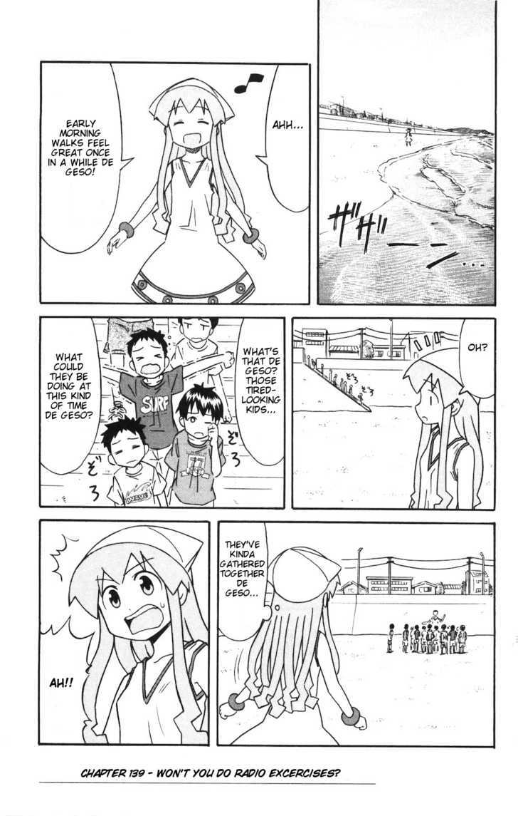 Shinryaku! Ika Musume Chapter 139 page 1 - Chapter 139 : Won't You Do Radio Excercises?