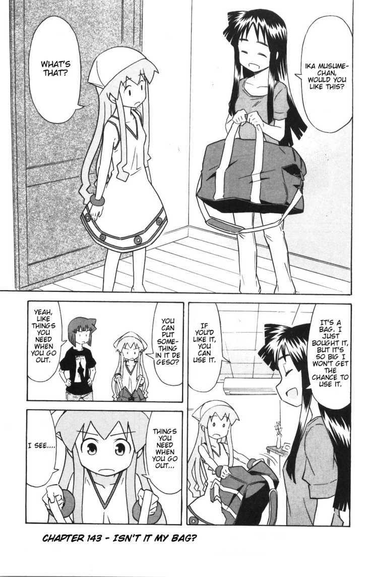 Shinryaku! Ika Musume Chapter 143 page 1 - Chapter 143 : Isn't It My Bag?