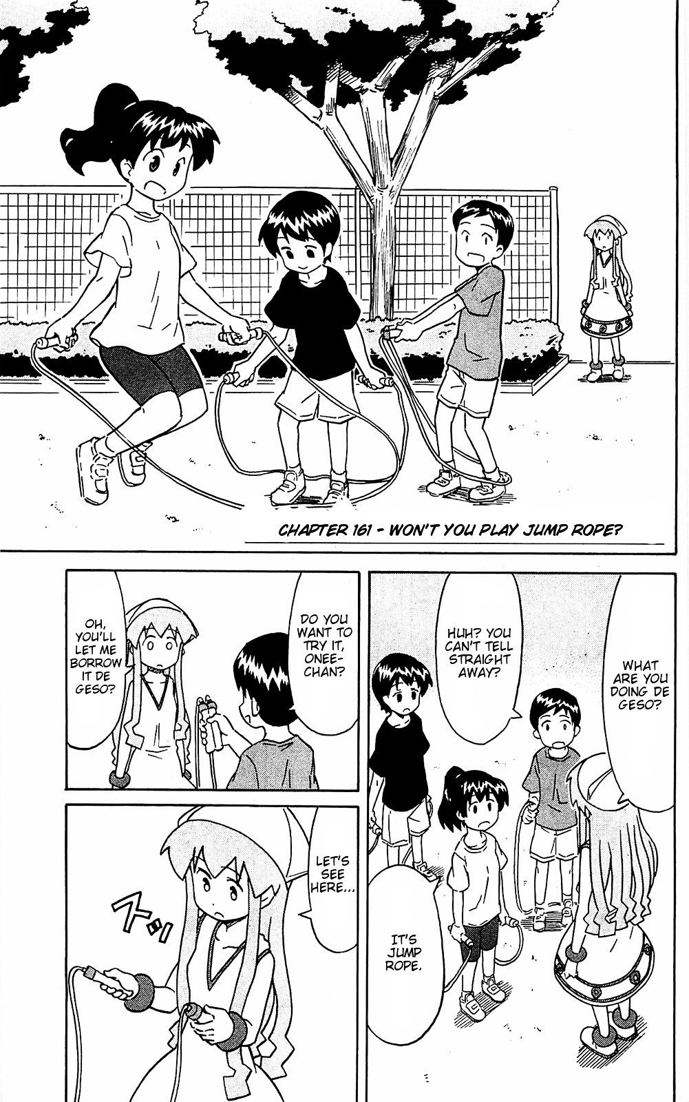 Shinryaku! Ika Musume Chapter 161 page 1 - Chapter 161 : Won't You Play Jump Rope?