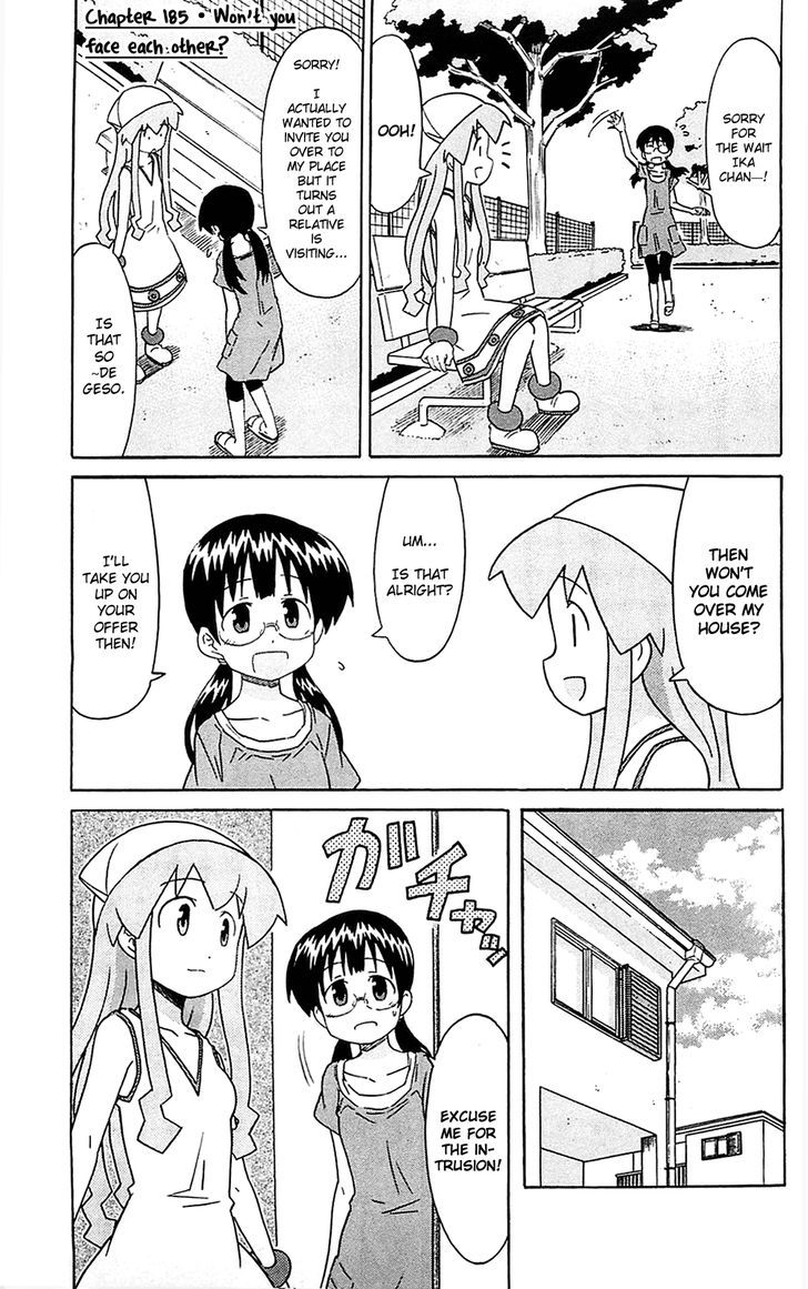 Shinryaku! Ika Musume Chapter 185 page 1 - Chapter 185 : Won't You Face Each Other?
