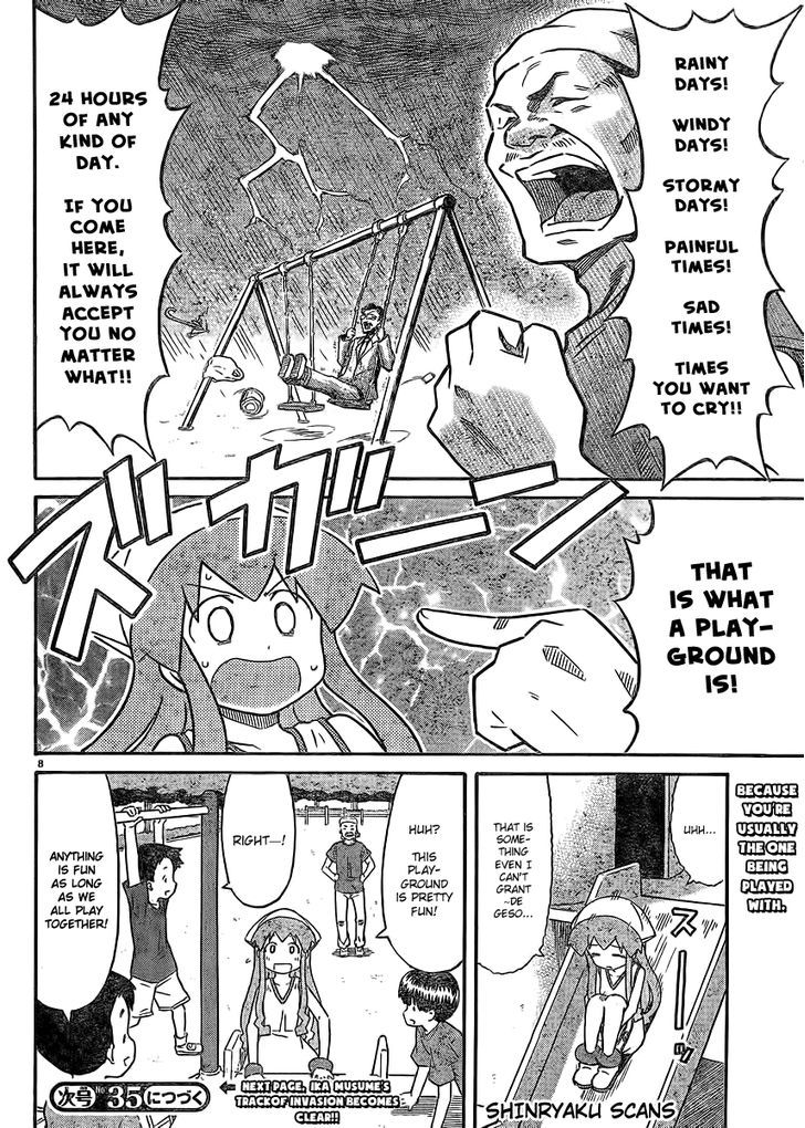 Shinryaku! Ika Musume Chapter 196 page 9 - Chapter 196 : Isn't it a Playground?