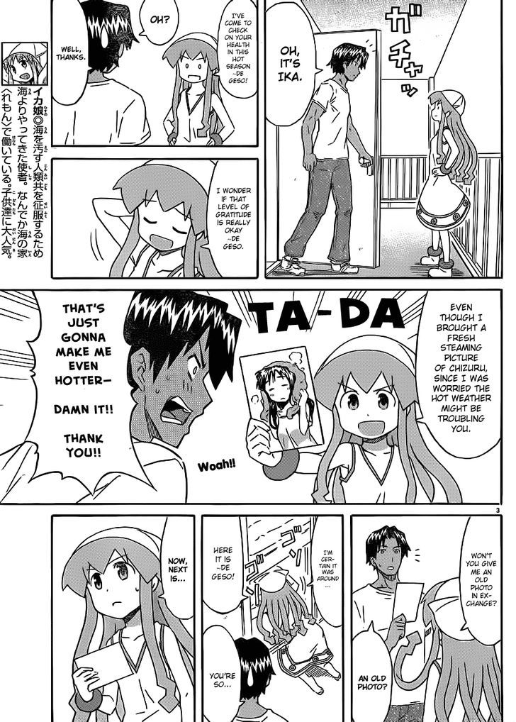 Shinryaku! Ika Musume Chapter 197 page 3 - Chapter 197 : ISN'T IT A SUMMER GREETING?