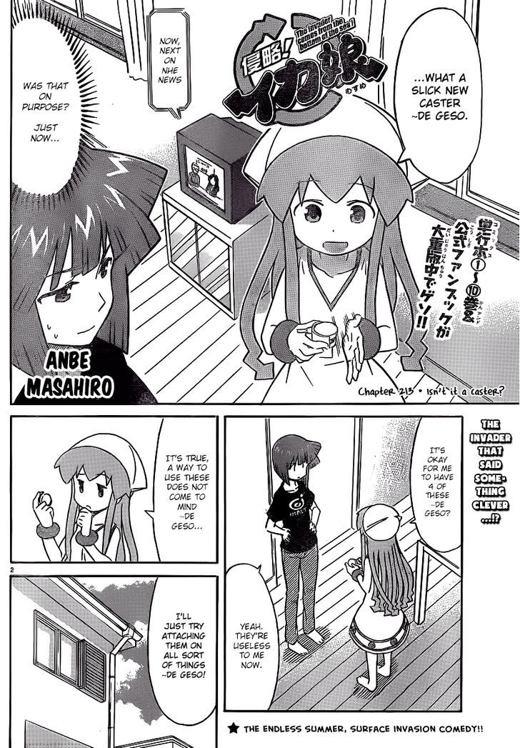 Shinryaku! Ika Musume Chapter 213 page 2 - Chapter 213 : Isn't it a Caster?