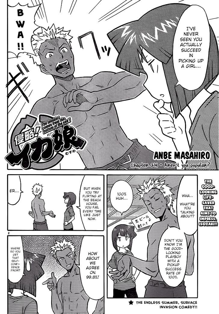Shinryaku! Ika Musume Chapter 214 page 2 - Chapter 214 : Aren't You Popular?