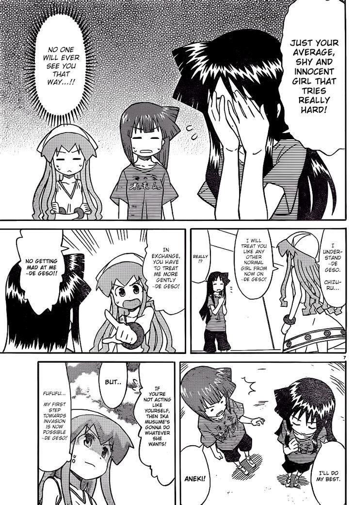 Shinryaku! Ika Musume Chapter 216 page 7 - Chapter 216 : Won't You Become Normal?