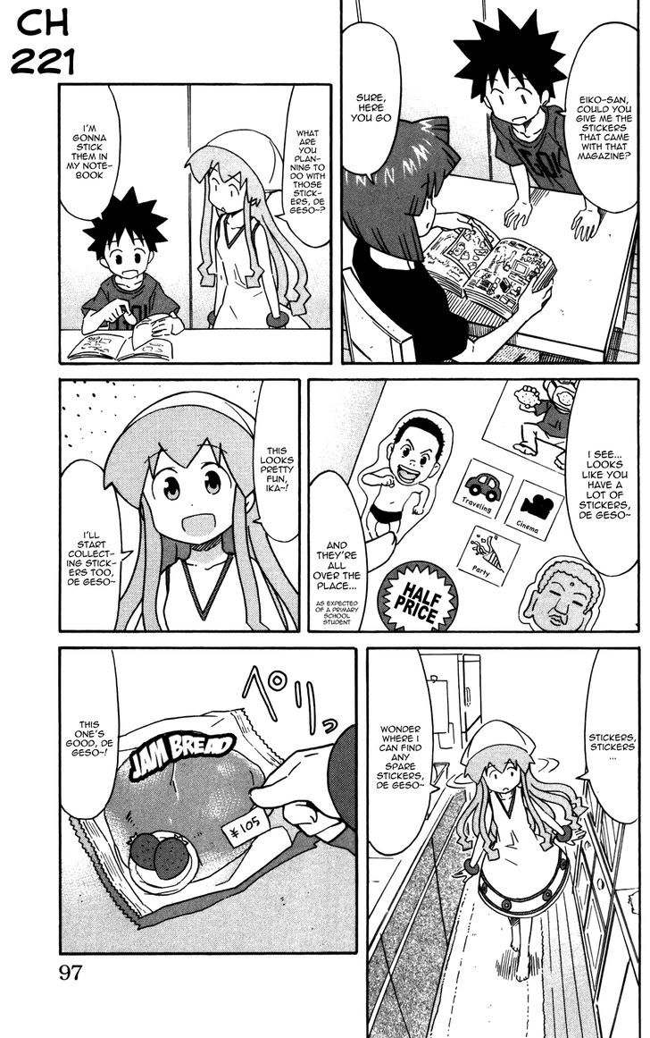 Shinryaku! Ika Musume Chapter 221 page 1 - Chapter 221 : Stickers?
