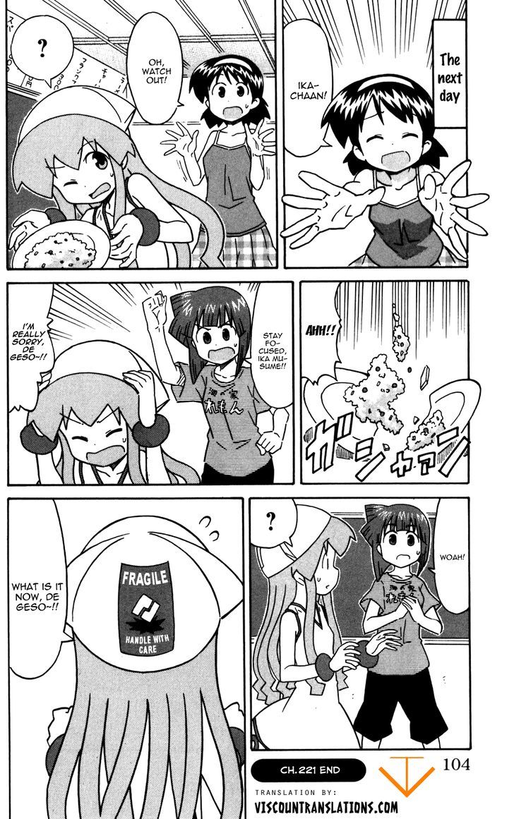 Shinryaku! Ika Musume Chapter 221 page 8 - Chapter 221 : Stickers?
