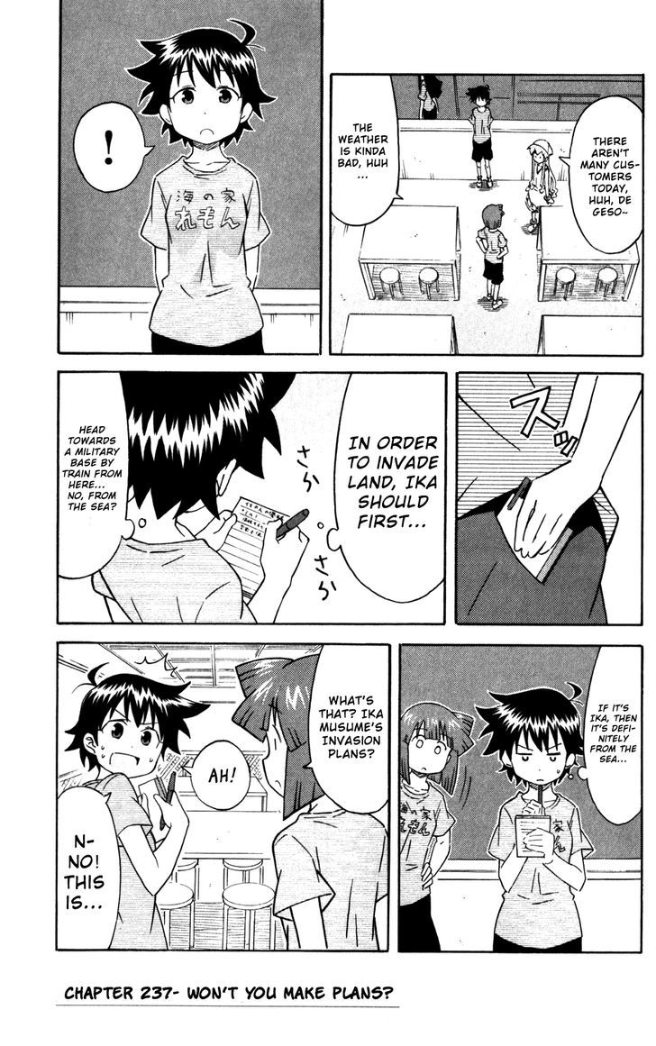 Shinryaku! Ika Musume Chapter 237 page 1 - Chapter 237 : Won't You Make Plans?