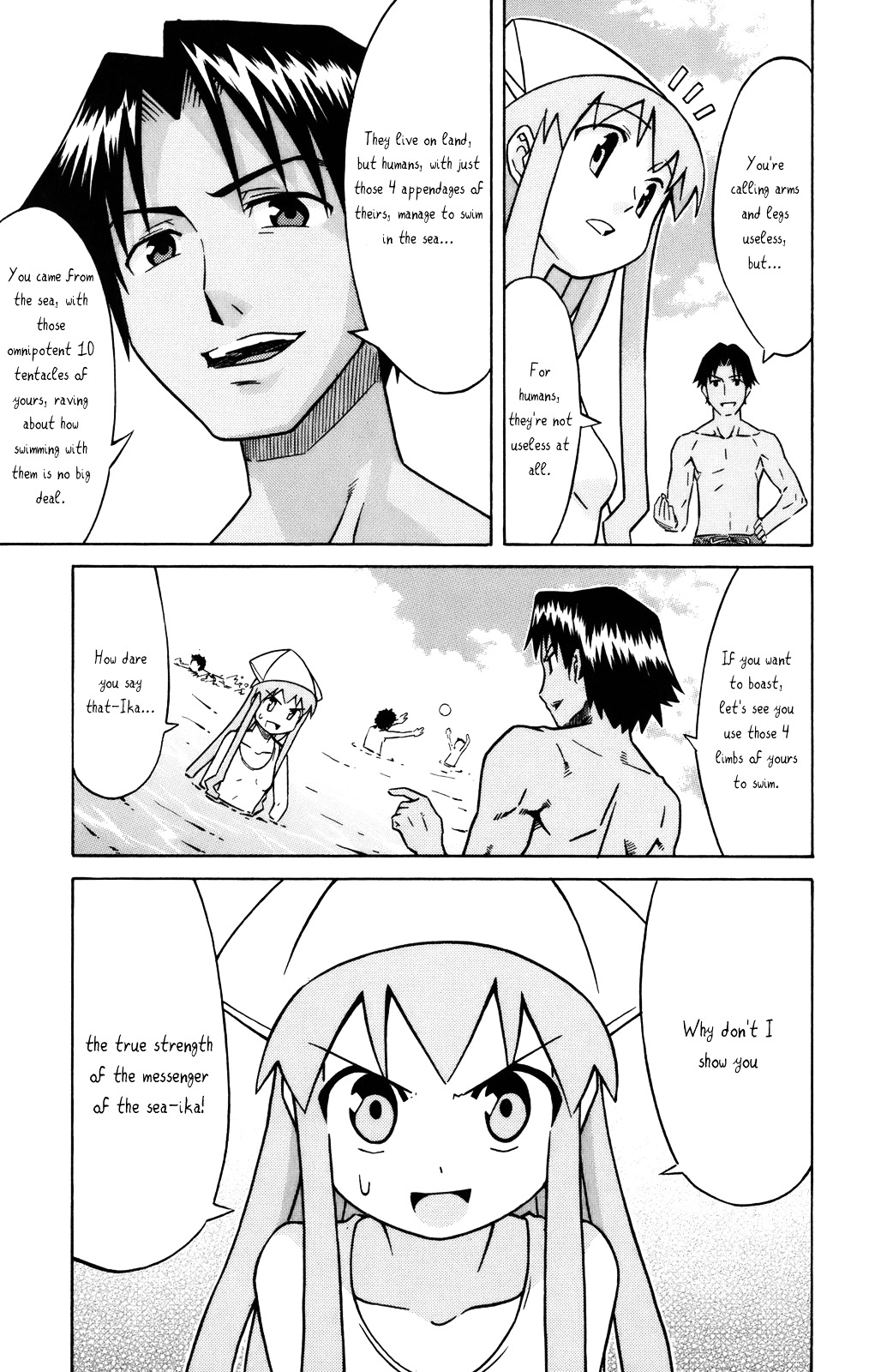 Shinryaku! Ika Musume Chapter 24 page 8 - Chapter 24 : Can't You Swim-Ika?