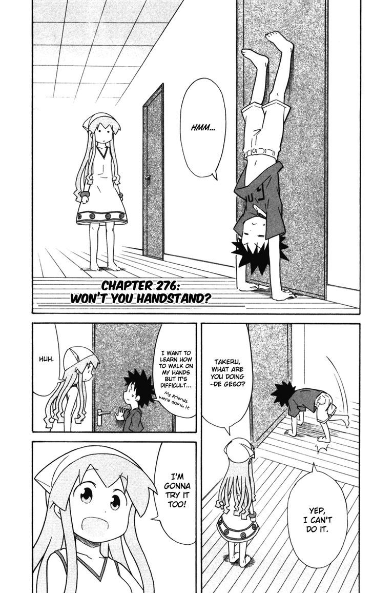 Shinryaku! Ika Musume Chapter 276 page 1 - Chapter 276 : Won't You Handstand?