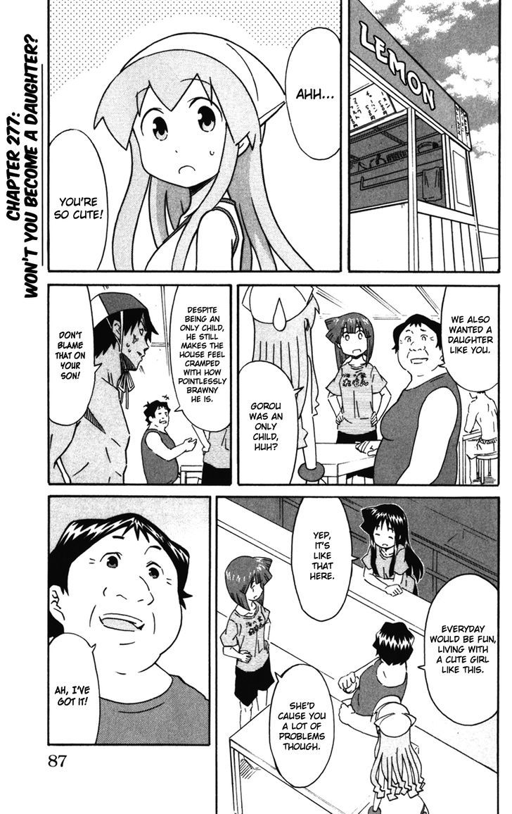 Shinryaku! Ika Musume Chapter 277 page 1 - Chapter 277 : Won't You Become A Daughter?