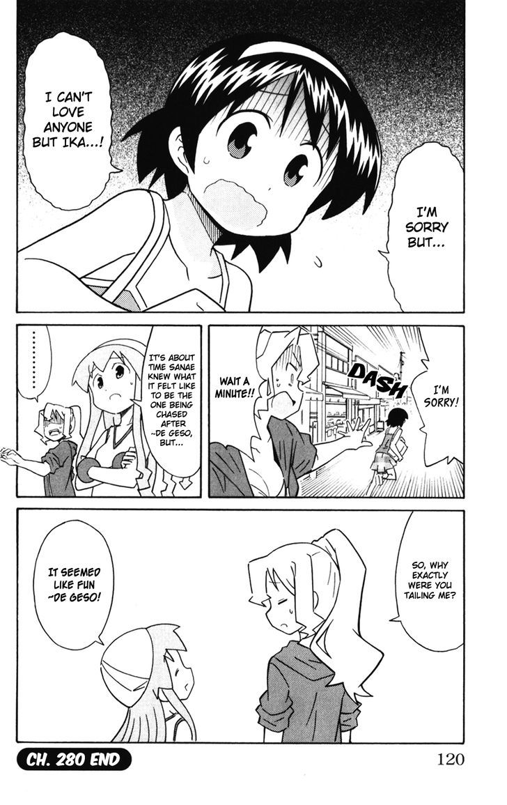 Shinryaku! Ika Musume Chapter 280 page 8 - Chapter 280 : Aren't you Tailing?