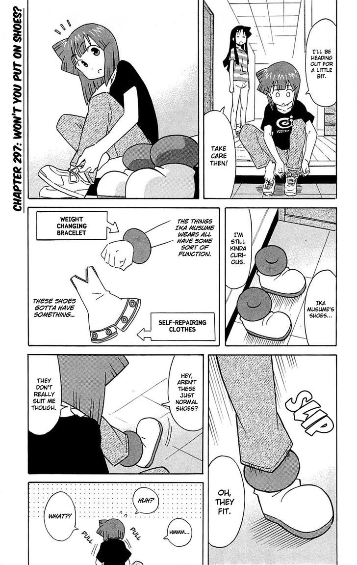 Shinryaku! Ika Musume Chapter 297 page 1 - Chapter 297 : Won't You Put on Shoes?