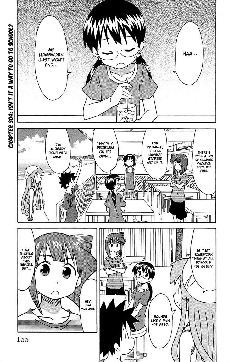 Shinryaku! Ika Musume Chapter 304 page 1 - Chapter 304 : Isn't It A Way to Go to School?