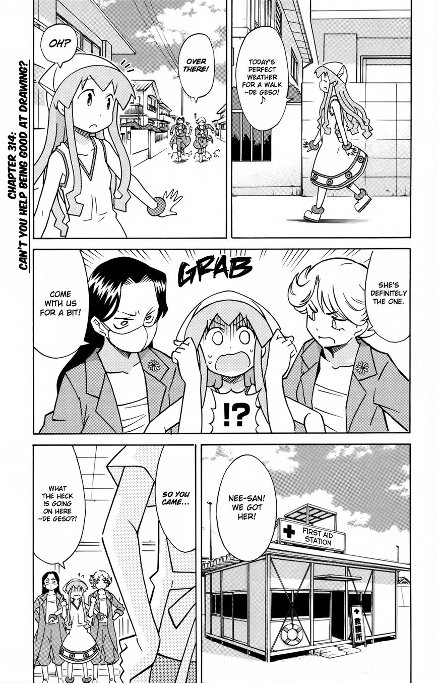 Shinryaku! Ika Musume Chapter 314 page 1 - Chapter 314 : Can't You Help Being Good at Drawing?