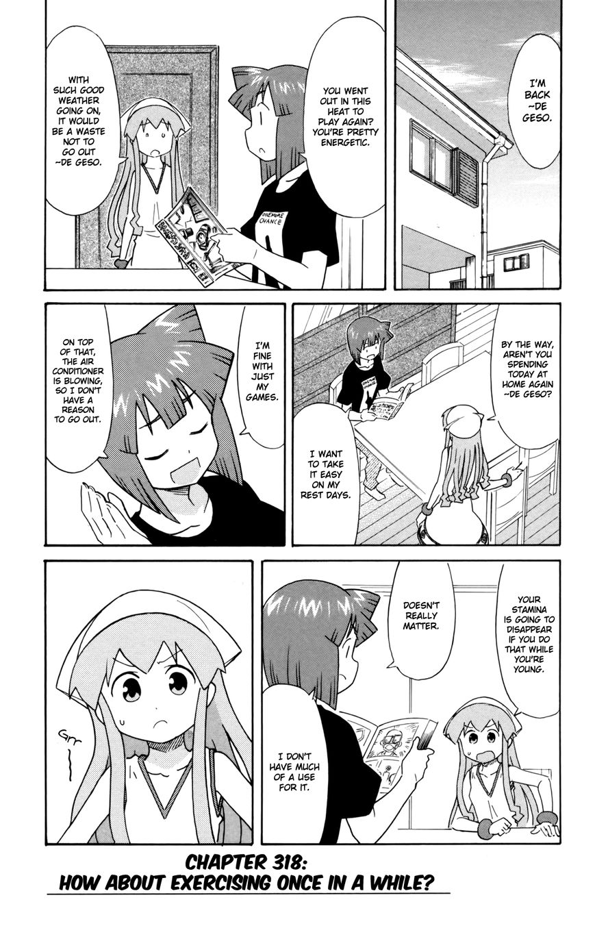 Shinryaku! Ika Musume Chapter 318 page 1 - Chapter 318 : How About Exercising Once in a While?