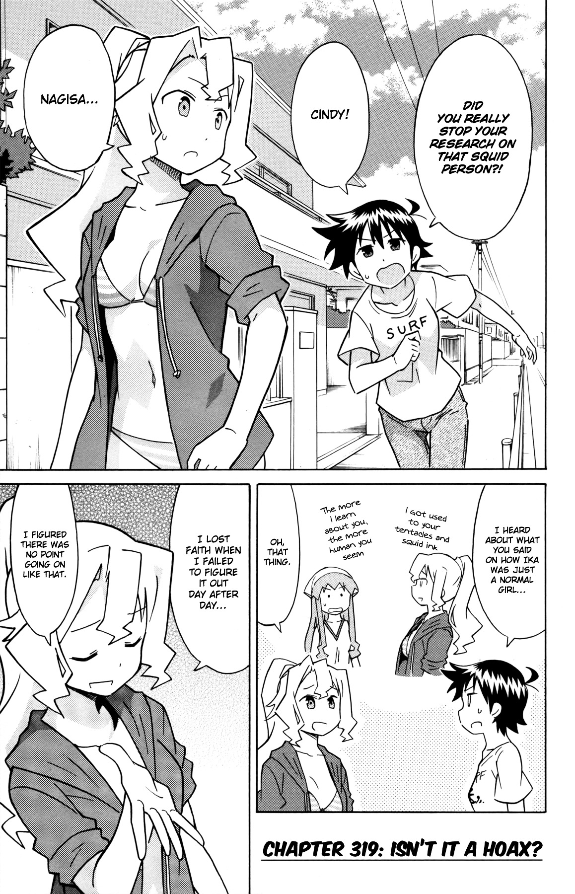 Shinryaku! Ika Musume Chapter 319 page 1 - Chapter 319 : Isn't It a Hoax?