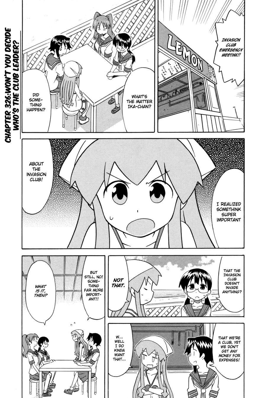 Shinryaku! Ika Musume Chapter 326 page 1 - Chapter 326 : Who's the Club Leader?