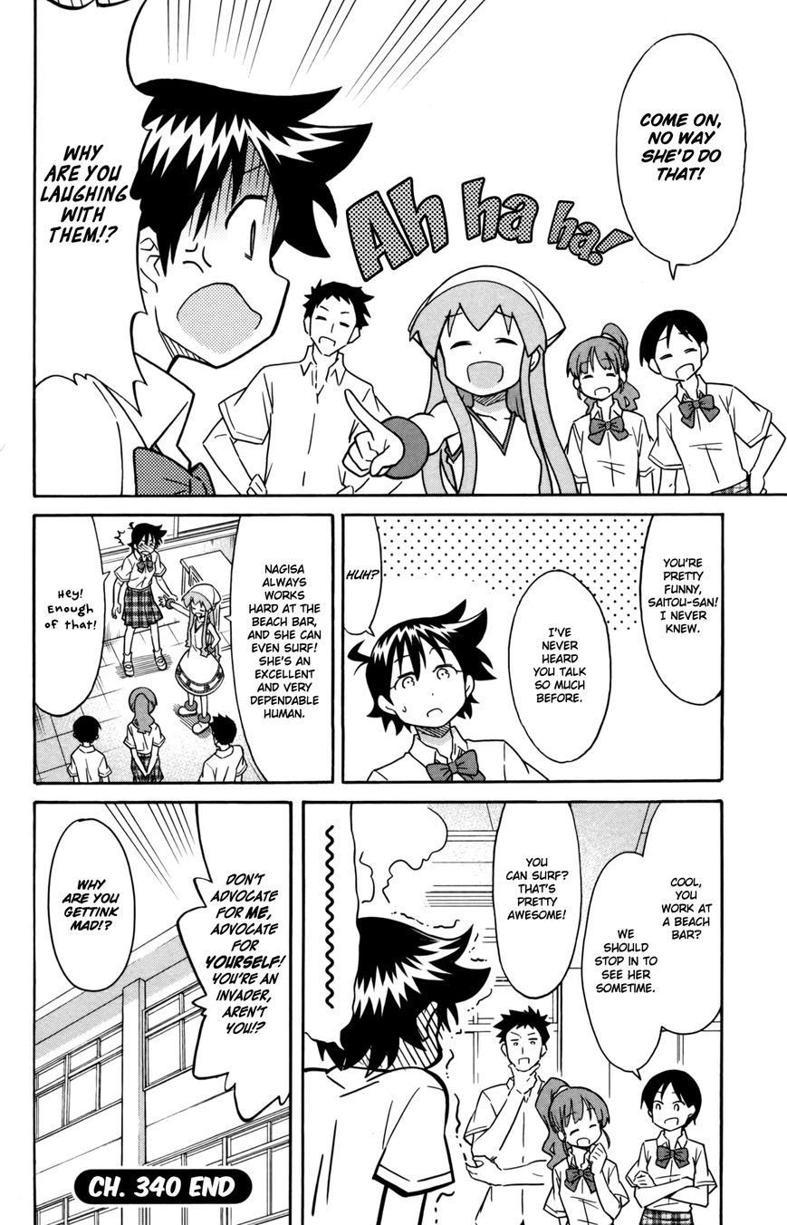 Shinryaku! Ika Musume Chapter 340 page 8 - Chapter 340 : Doesn't Nagisa Have School Today?