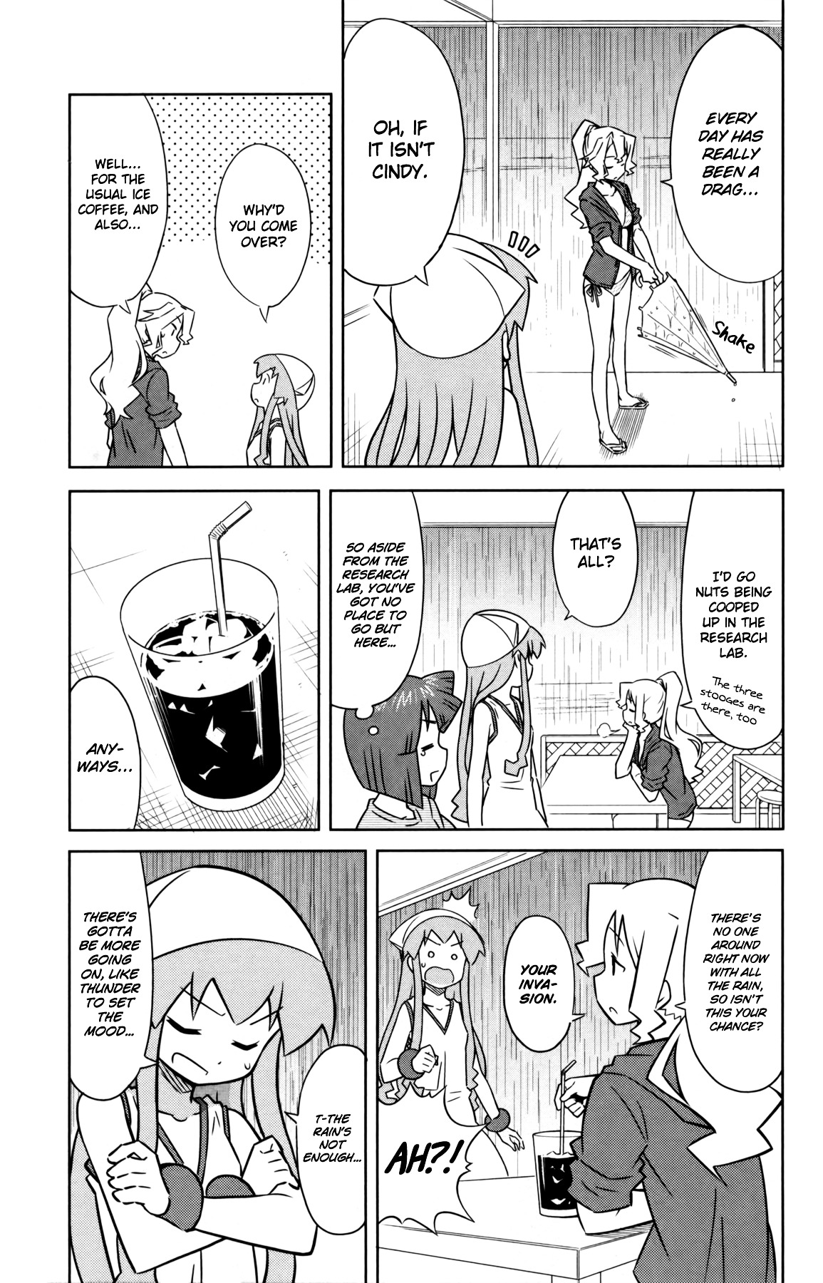 Shinryaku! Ika Musume Chapter 343 page 10 - Chapter 343 : Hasn't It Been Raining a Long Time?