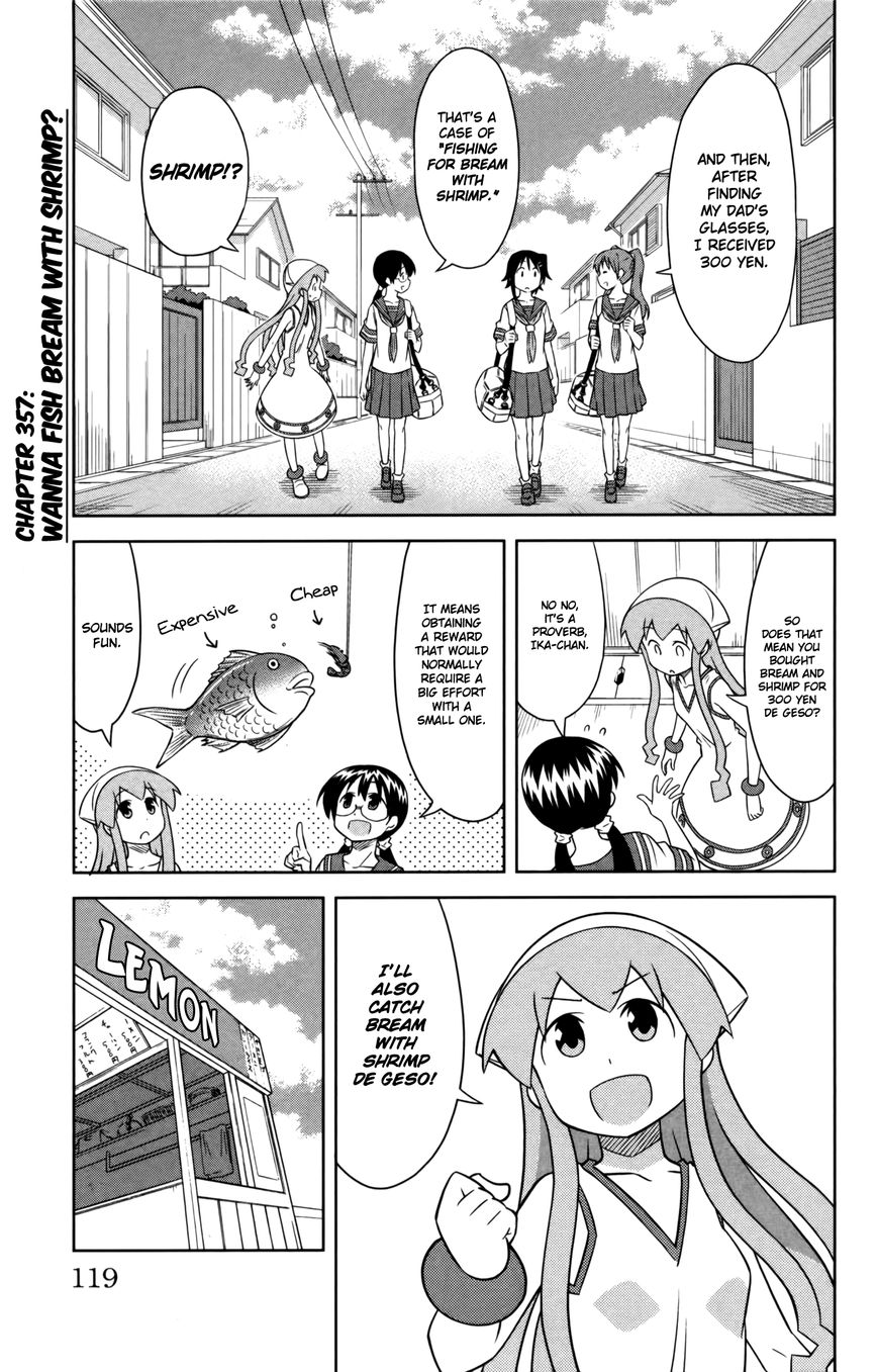 Shinryaku! Ika Musume Chapter 357 page 1 - Chapter 357 : Wanna Fish Bream With Shrimp?
