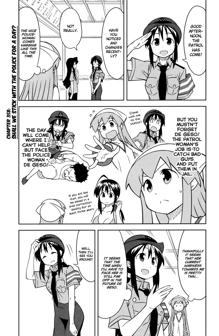 Shinryaku! Ika Musume Chapter 358 page 1 - Chapter 358 : Shall We Stick With the Police For a Day?