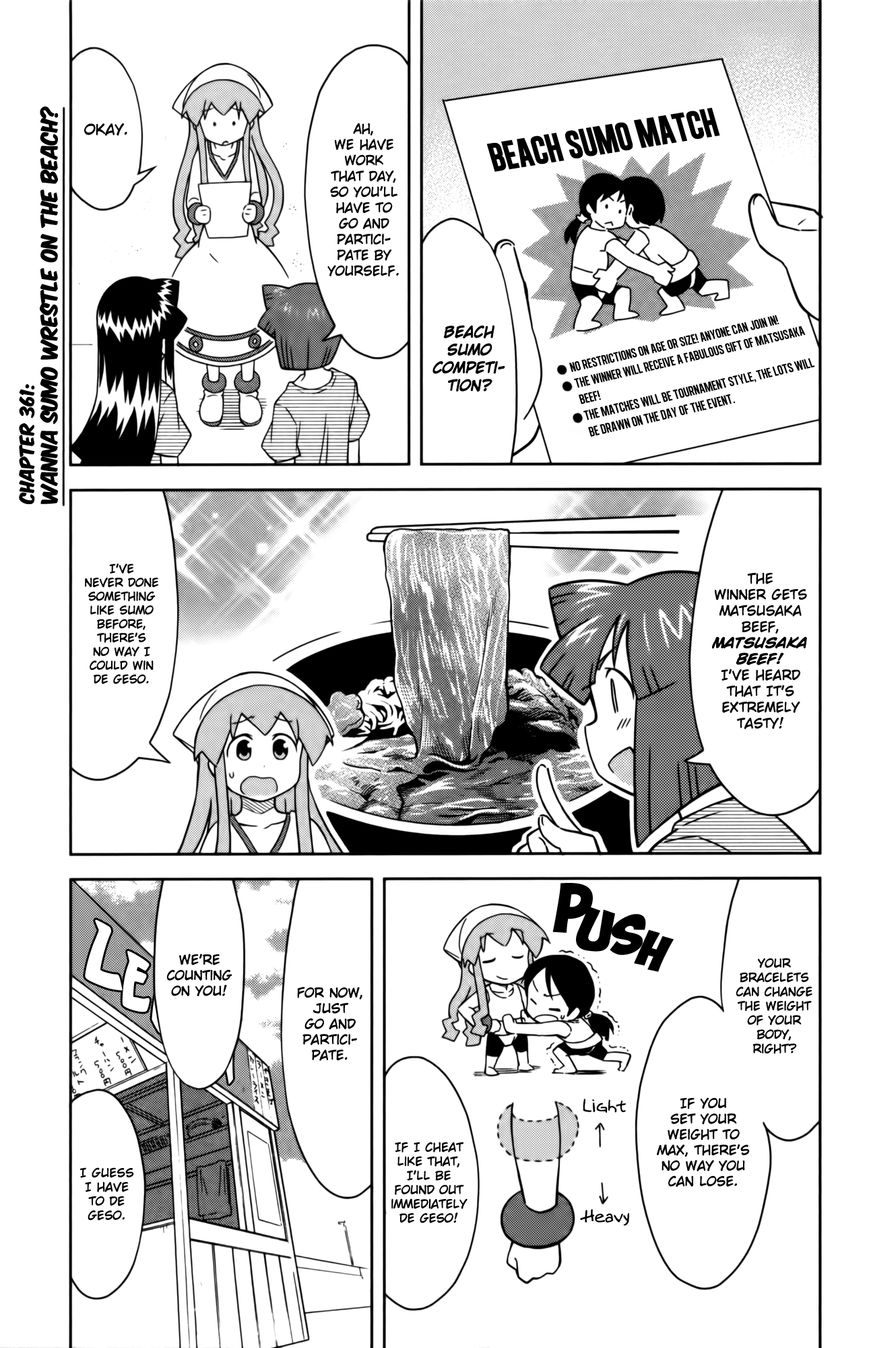 Shinryaku! Ika Musume Chapter 361 page 1 - Chapter 361 : Wanna Sumo Wrestle on the Beach?