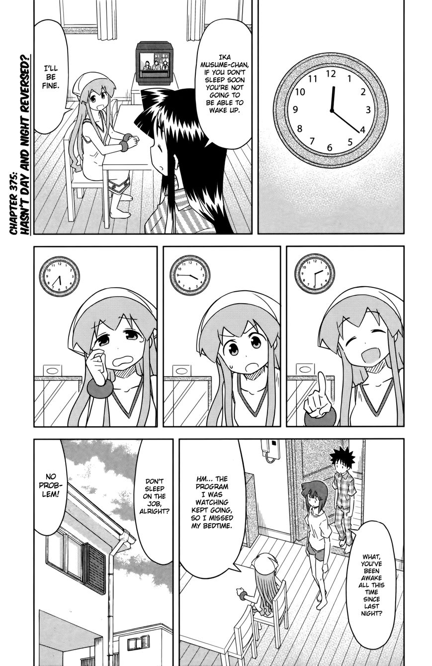 Shinryaku! Ika Musume Chapter 375 page 1 - Chapter 375 : Hasn't Day and Night Reversed?