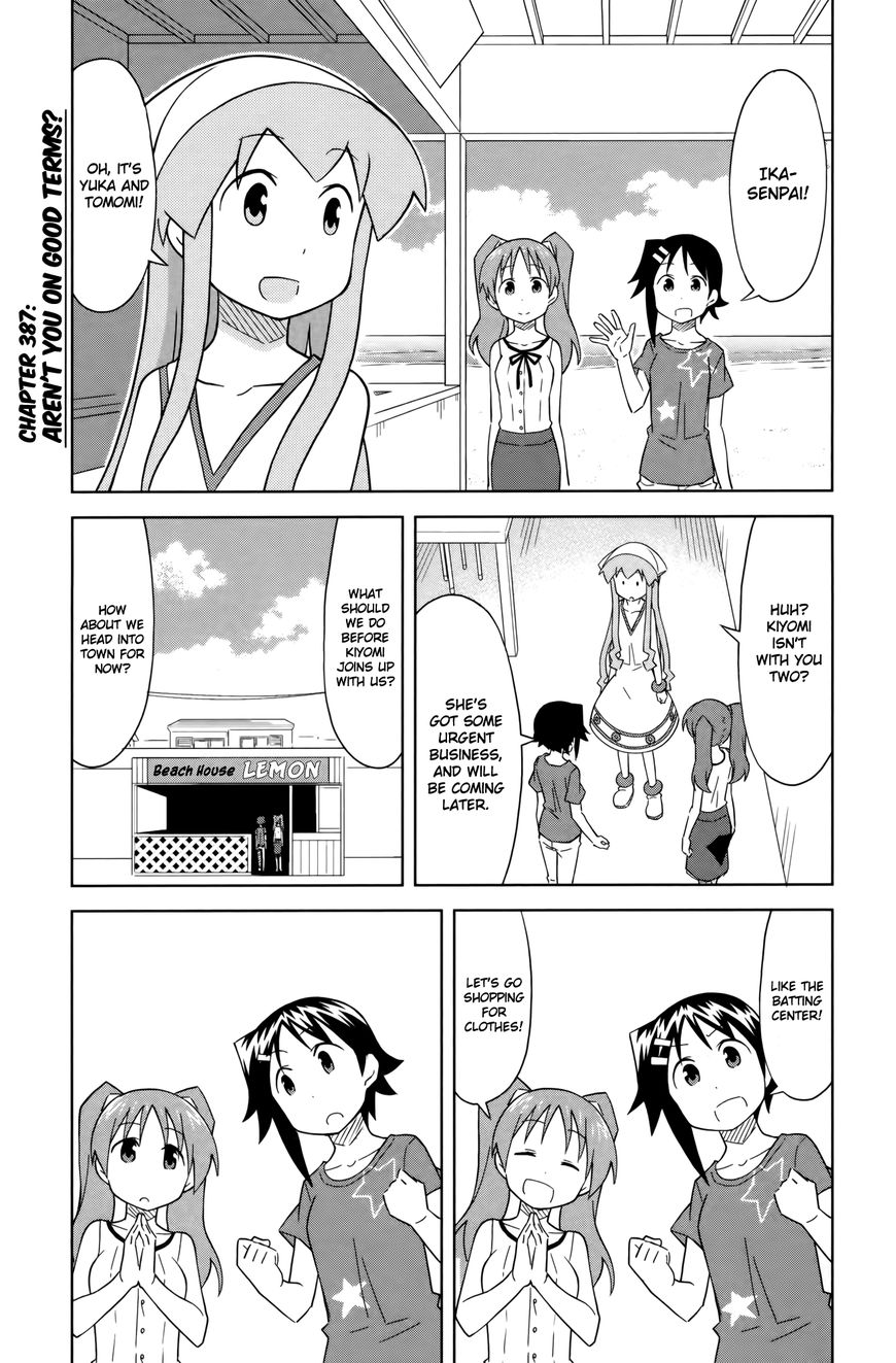 Shinryaku! Ika Musume Chapter 387 page 1 - Chapter 387 : Aren't You On Good Terms?